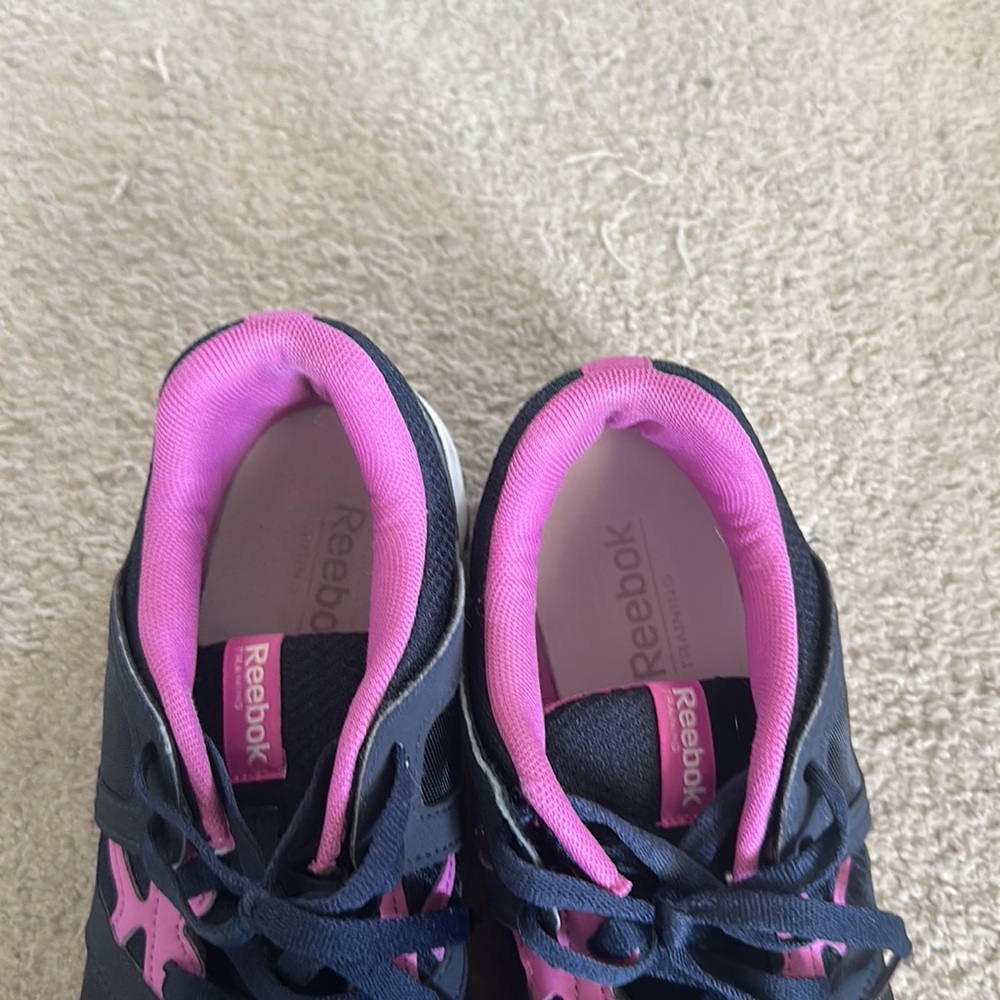 Reebok Black and Purple Athletic Shoes - Picture 5 of 6